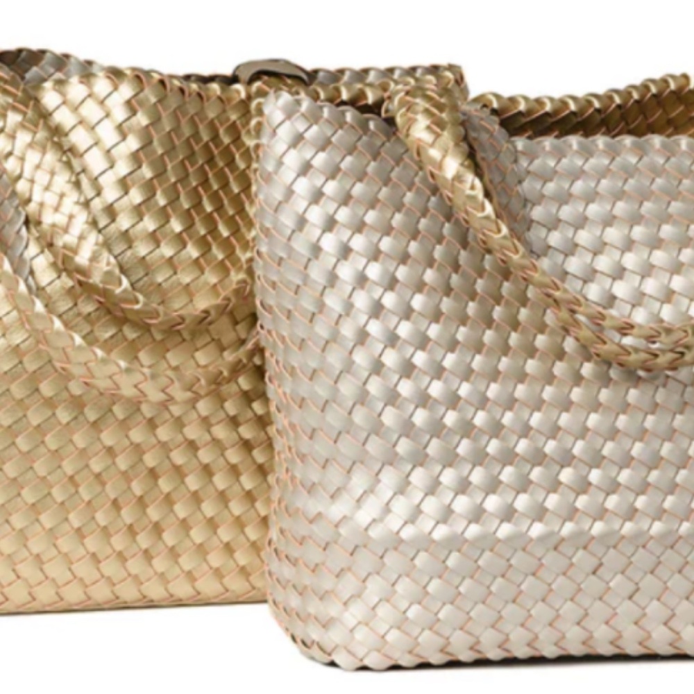 NEW with Tags Reversible Ilse Jacobsen Woven Tote Bag - Picture 5 of 9